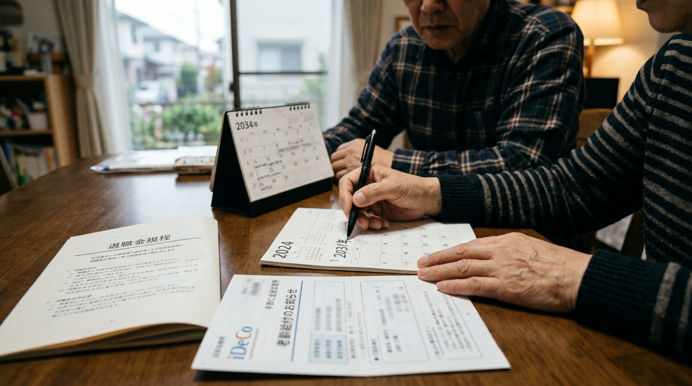 iDeCoと退職金の受け取り順番